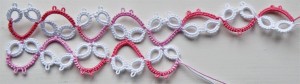 tatting two colors